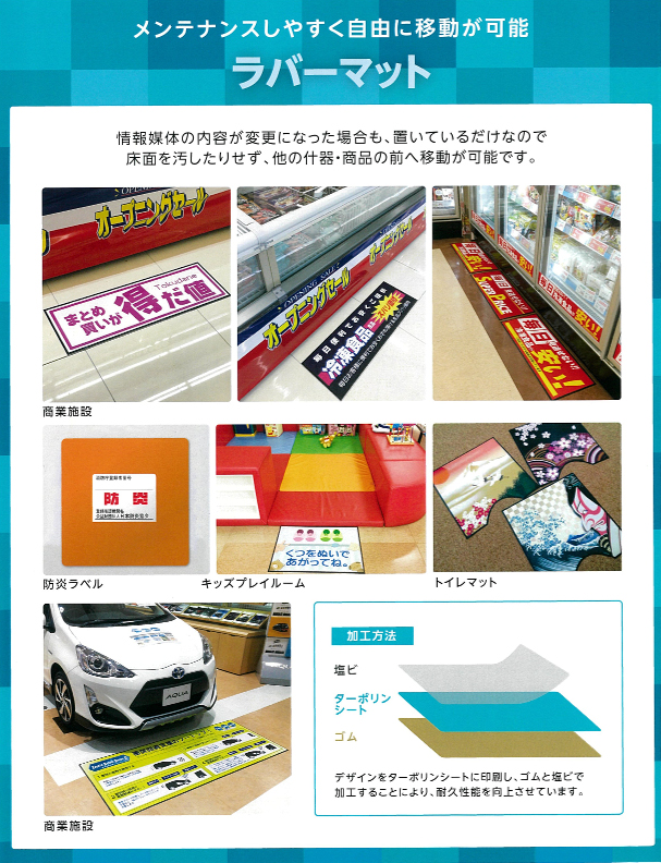 ラバーマット裏